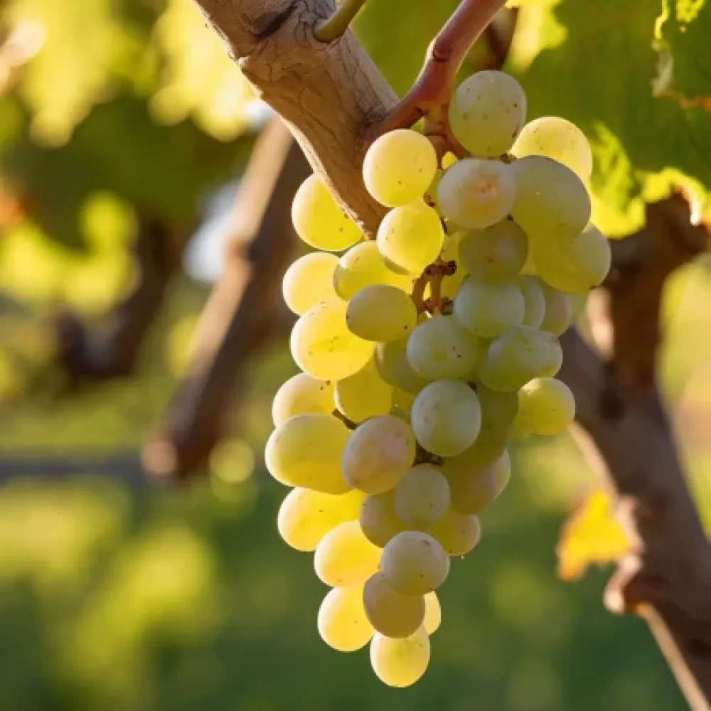 Winorośl odmiany Traminer – biała winna, wcześnie dojrzewająca