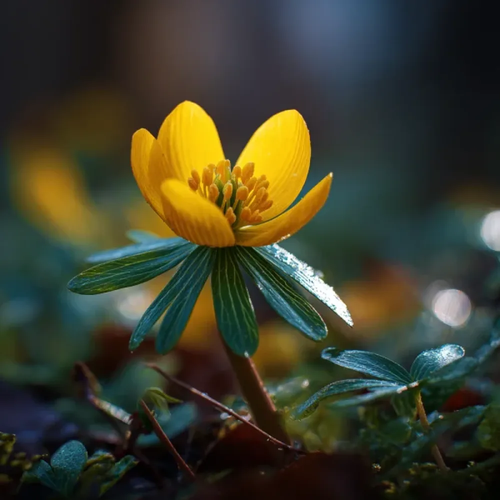Rannik cylicyjski (Eranthis cilicica) – żółty