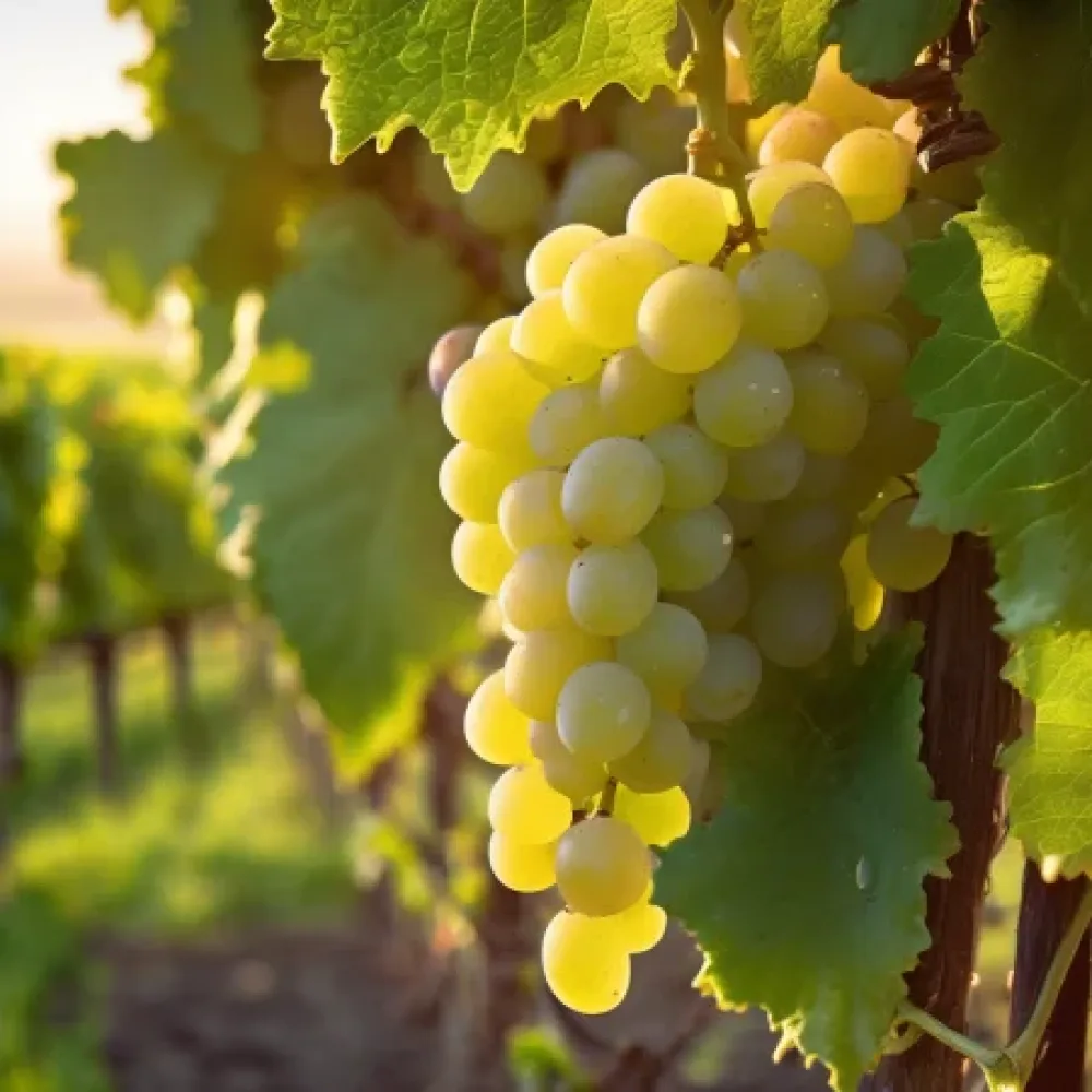 Winorośl odmiana Chardonnay - biała winna, wczesna